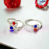 Elegant Toe Rings for Women,  Pair of 3-thumb1