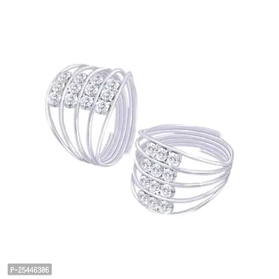 Elegant Toe Rings for Women,  Pair of 1-thumb0