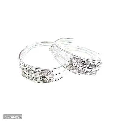 Shimmering Latest Women Toe Rings 119 Pair of 1-thumb0