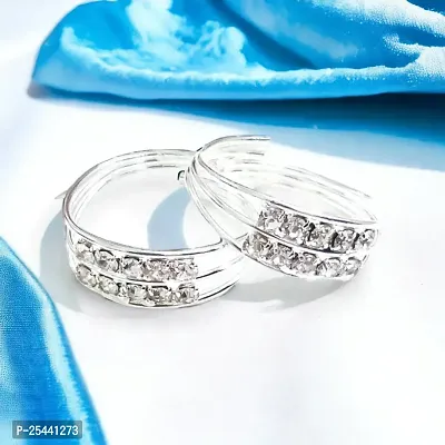 Shimmering Latest Women Toe Rings 119 Pair of 1-thumb2