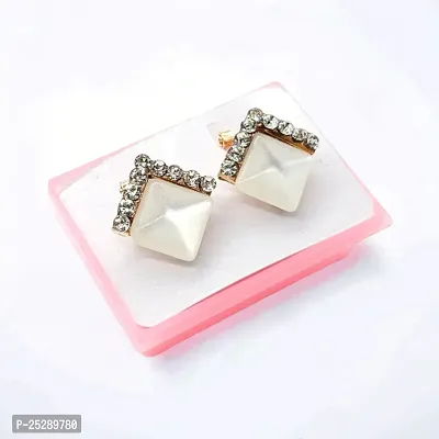 Women Jewellery Crystal Stud Earrings For Women and Girls (1 Pair)__100-thumb0