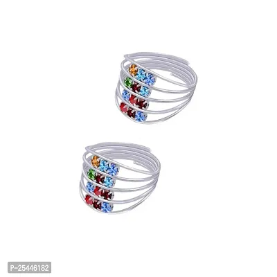 Fashionable Shimmering Latest Women Toe Rings TR020-thumb2