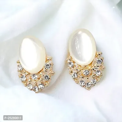 Women Jewellery Crystal Stud Earrings For Women and Girls (1 Pair)__131-thumb2