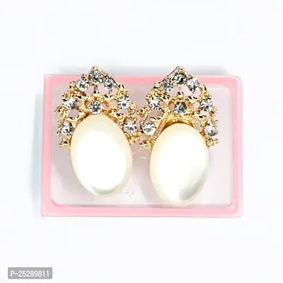 Women Jewellery Crystal Stud Earrings For Women and Girls (1 Pair)__131