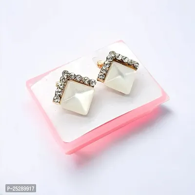 Women Jewellery Crystal Stud Earrings For Women and Girls (1 Pair)__233