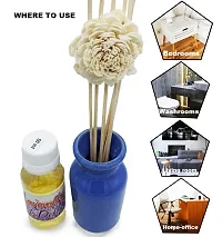 Pack of 1 Reed Diffuser with Ceramic Pot - Lavender - Home Fragrances - Risk-Free - Easy to use-thumb1