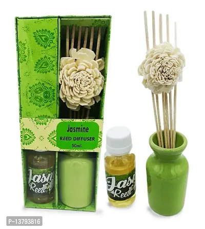 Modern Jasmine Reed Diffuser Set (Pack of 1)-thumb0