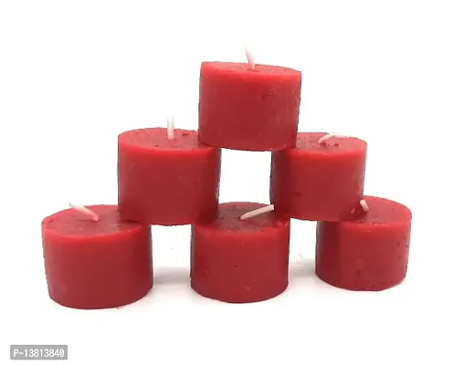 Pack of 6 Strawberry Wax Votive Candle-thumb3