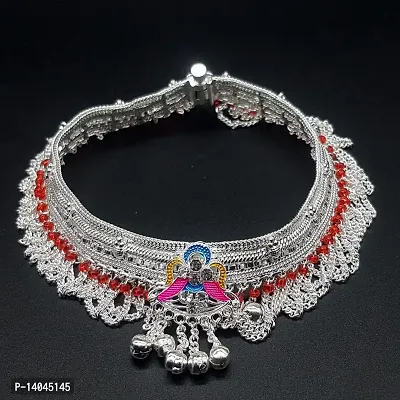 Indian Traditional Heavy Anklet Kashmiri Design Anklet Pajeb For Women and Girls