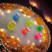 Small glass Gel Candle For Diwali Decoration and Home Decoration | Indoor or Outdoor Gel Candle (Pack of 6)-thumb1