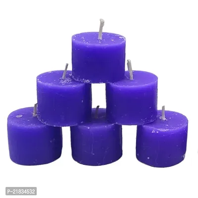 Latest Lavender Fragrance Votive Candles For Diwali Decoration | Home Decoration | Indoor or Outdoor Decoration (Pack of 6)