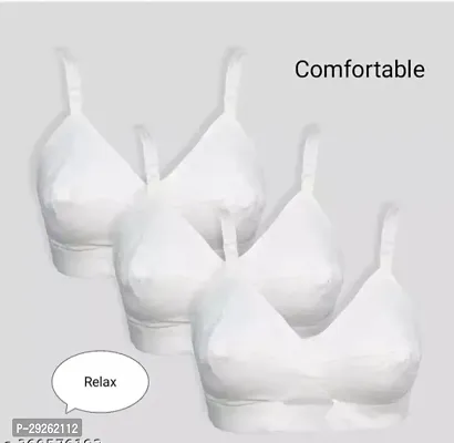 Stylish Cotton Bra for Women Pack of 3-thumb0