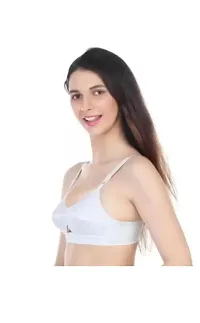 Stylish Cotton Solid Bra Set for Women, Pack of 3-thumb3