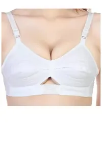 Stylish Cotton Solid Bra Set for Women, Pack of 3-thumb1