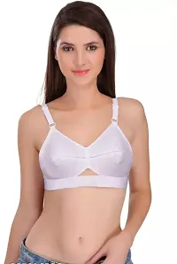 Stylish Cotton Solid Bra Set for Women, Pack of 3-thumb1