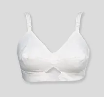 Stylish Cotton Solid Bra for Women, Pack of 3-thumb2