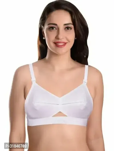 Stylish Cotton Solid Bra for Women, Combo-thumb2