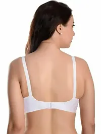 Stylish Cotton Solid Bra for Women, Combo-thumb2