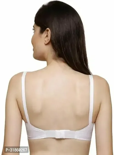 Stylish Cotton Solid Bra for Women, Combo-thumb2