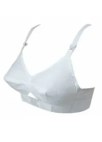 Stylish Cotton Solid Bra for Women, Combo-thumb2