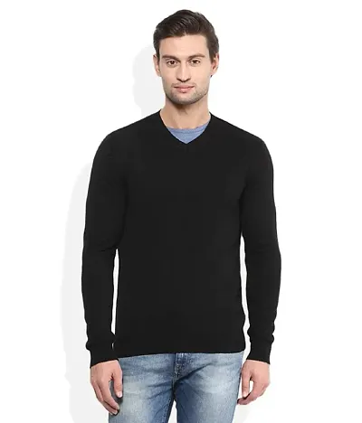 ZAKOD Full Sleeve Slim Fit Sweater for Men,100% Wool Sweater,Casual Wear Sweater, M=38",L=40",XL=42"