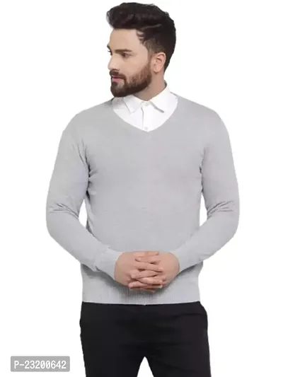 Mens Regular Fit Full Sleeve sweater-thumb0