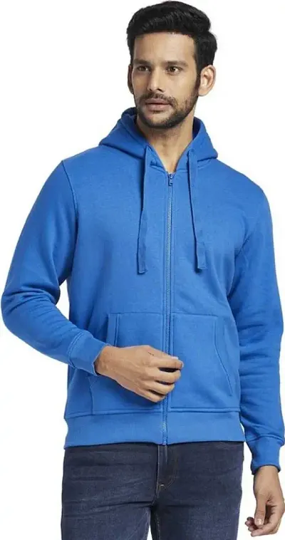 Mens Regular Fit Full Sleeve Zipper Men