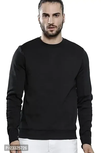 Mens Regular Fit Full Sleeve Round Neck Sweatshirt