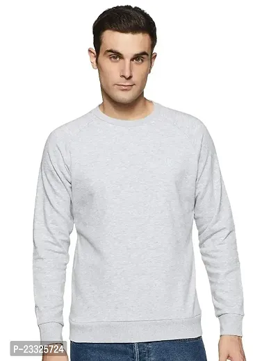 Mens Regular Fit Full Sleeve Round Neck Sweatshirt