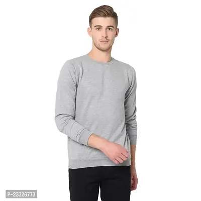Mens Regular Fit Full Sleeve Round Neck Sweatshirt-thumb0