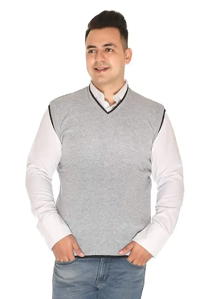 ZAKOD Latest Collection V-Neck 100% Wool Designer Sweater for Men Comfort Wear and Very Warm Wool Sweater in Winters wear for Daily Use Sweater