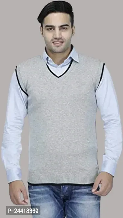 Classic Wool Solid Sweaters for Men