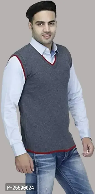 Mens Regular Fit Half Sleeve Sweater-thumb2