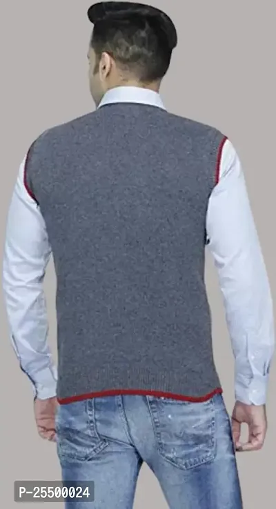Mens Regular Fit Half Sleeve Sweater-thumb3