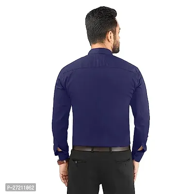 Men's Regular Fit Summer Wear Cotton Long Sleeve Formal Shirt-thumb2