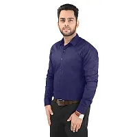 Men's Regular Fit Summer Wear Cotton Long Sleeve Formal Shirt-thumb2