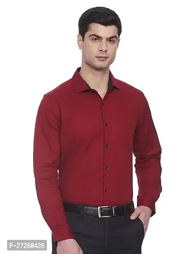 Classic Cotton Blend Solid Shirt for Men