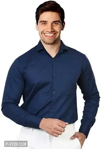 Classic Cotton Solid Formal Shirts for Men, Pack of 2-thumb2