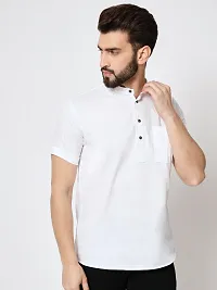 Regular Fit Half Sleeve Kurta for Men-thumb1