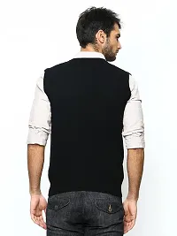 Stylish Wool Blend Solid Sweater for Men-thumb2