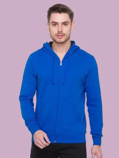 Mens Regular Fit Full Sleeve Zipper Men