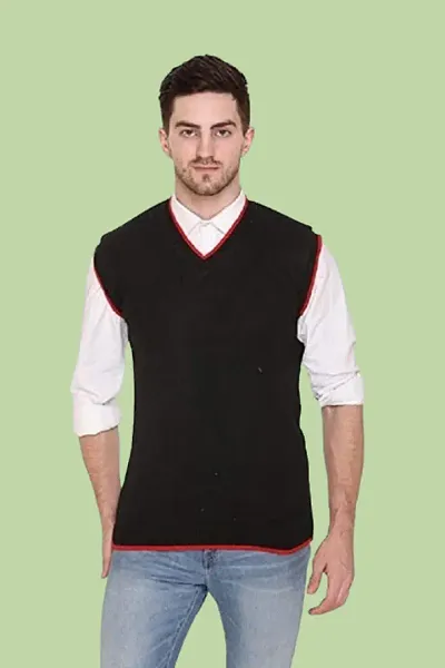 Mens Regular Fit sleeveles Sweater