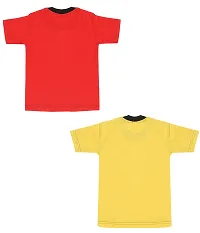 Combo of 2  Multicoloured Cotton Half Sleeves T-Shirt for Boy's-thumb1