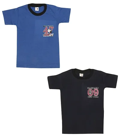 Combo Of 2 & 6 Cotton T shirt For Boys
