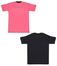 Combo of 2  Multicoloured Cotton Half Sleeves T-Shirt for Boy's-thumb1
