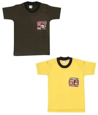 Combo of 2 Half Sleeves T-Shirt for Boy's