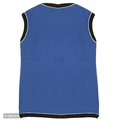 Combo of 2  Multicoloured Cotton Sleeveless T-Shirt for Boy's-thumb4