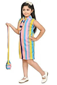 RAHAT Garments Cotton Blend Baby Girls Dungaree | Girls Stylish Dress Dungaree Set| Multicolor Light(R=300) (Light=28)-thumb3