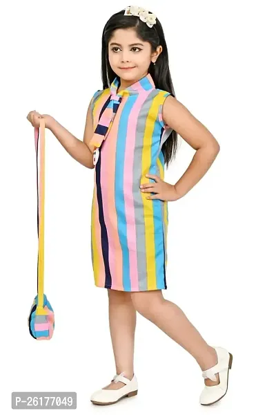 RAHAT Garments Cotton Blend Baby Girls Dungaree | Girls Stylish Dress Dungaree Set| Multicolor Light(R=300) (Light=28)-thumb4