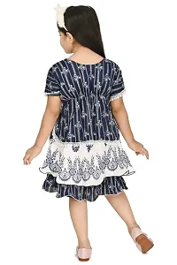 RAHAT Garments Kids Girls Western Dresses, Kaftan Top and Skirt Clothing Top and Bottom Sets, Regular Fit, Party/Casual Wear (KS=04)-thumb1
